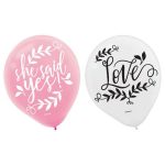 Pastel Printed Latex Balloons