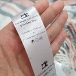 satin wash-proof clothing tags