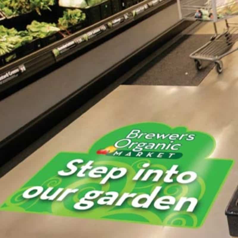 Custom Shape Anti-Slip Floor Vinyl Sticker