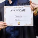 custom printed certificate