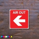 Air Out Sign - Gas