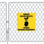 Danger Falling Objects Sign
