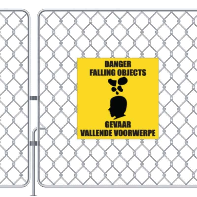 Danger Falling Objects Sign