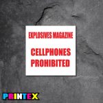 Explosives Magazine Business Sign