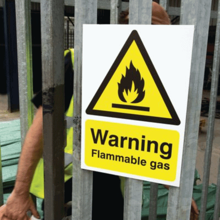 Gas and Air Business Signs