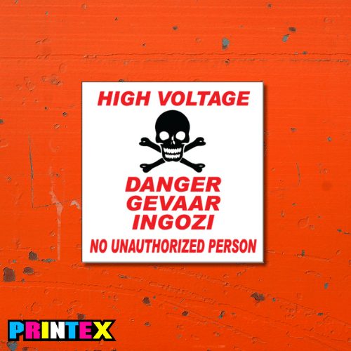 High Voltage Danger Business Sign - Electrical