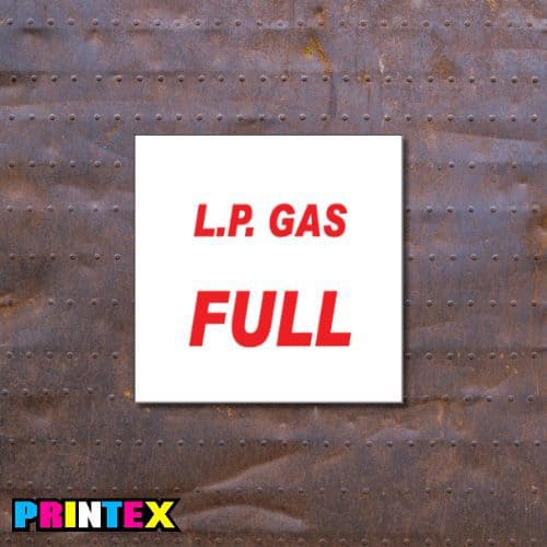 L.P. Gas Full Sign - Gas