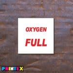 Oxygen Full Sign - Gas