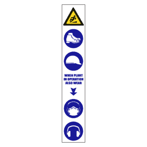 Plant In Operation PPE Sign