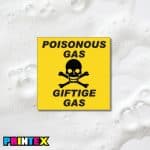 Poisonous Gas Sign - Poison