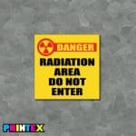 Radiation Do No Enter Business Sign - Waste