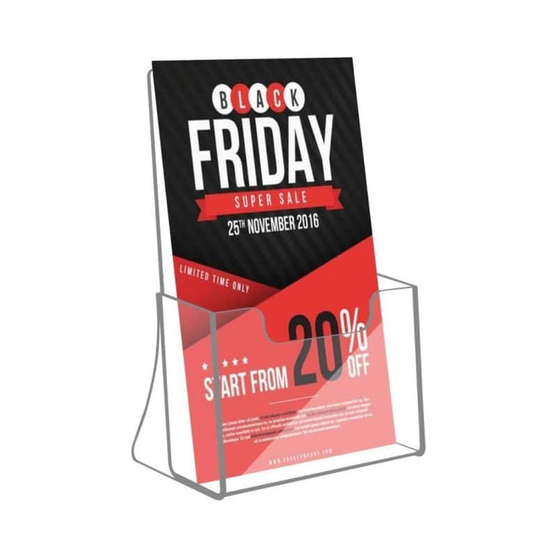 Classic A4 Clear Brochure Holders