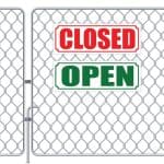 Closed _ Open Business Sign