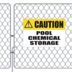 Pool Chemicals Sign