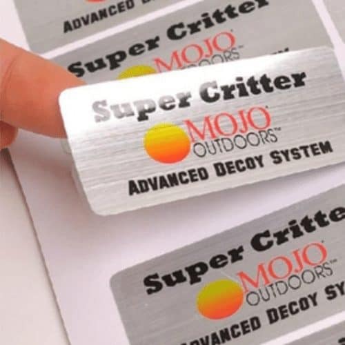 Brushed Metallic Stickers