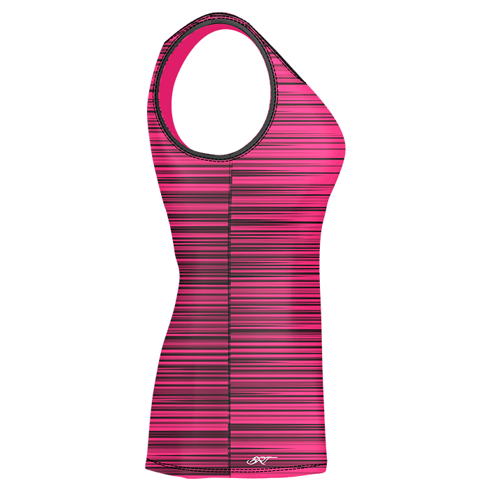 Side View Ladies Crew Neck Vests