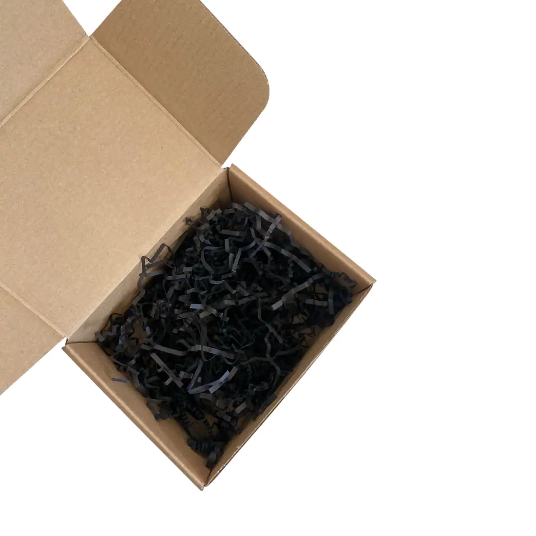 Crinkle cut Product Box Filler - Black