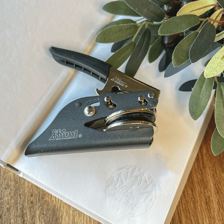 shiny book embossers