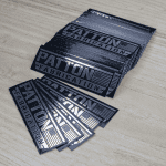 Chrome Metallic Stickers - Silver