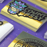 Chrome Metallic Stickers - Gold