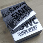 Chrome Metallic Stickers - Silver