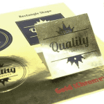 Chrome Metallic Stickers - Gold