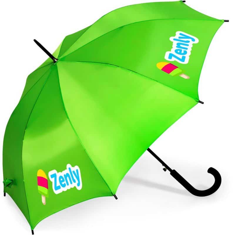 Stratus Auto-Open Umbrella - Lime