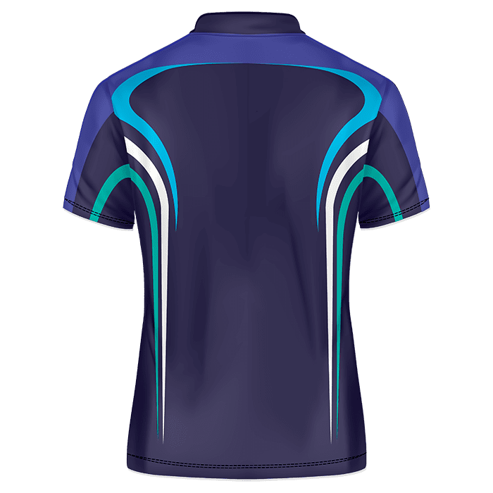 Kids Golf Shirt Custom Design - Back View