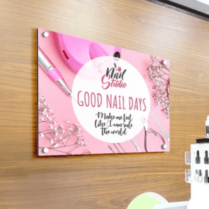 Aluminium Pink Signs