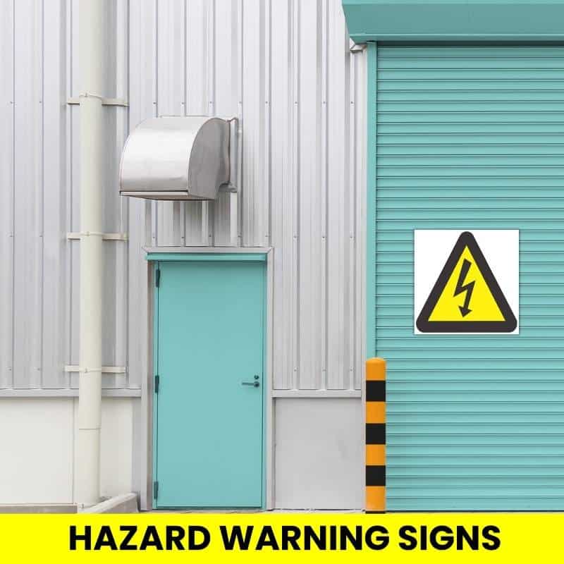 Beware Of Electric Shock SABS safety sign (WW7)