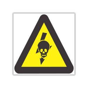 Beware Of Exposed Live High Voltage Equipment safety sign (WW23)