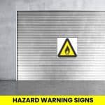 Beware Of Fire Hazard Safety Sign (WW2)