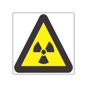 Beware Of Ionizing Radiation Safety Sign (WW6)