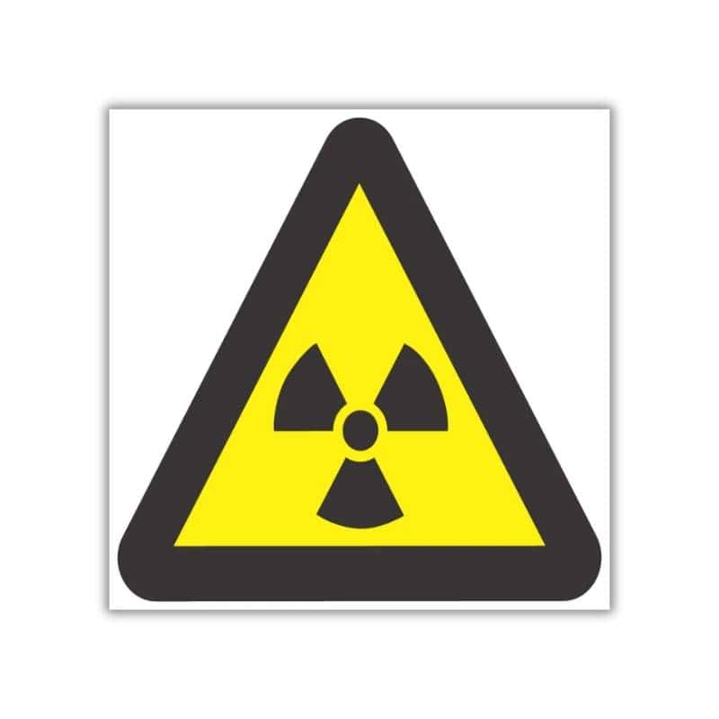 Beware Of Ionizing Radiation Safety Sign (WW6)