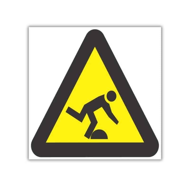 Beware Tripping Hazard SABS safety sign (WW33)
