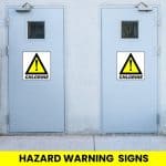 Chlorine safety sign (HW24)