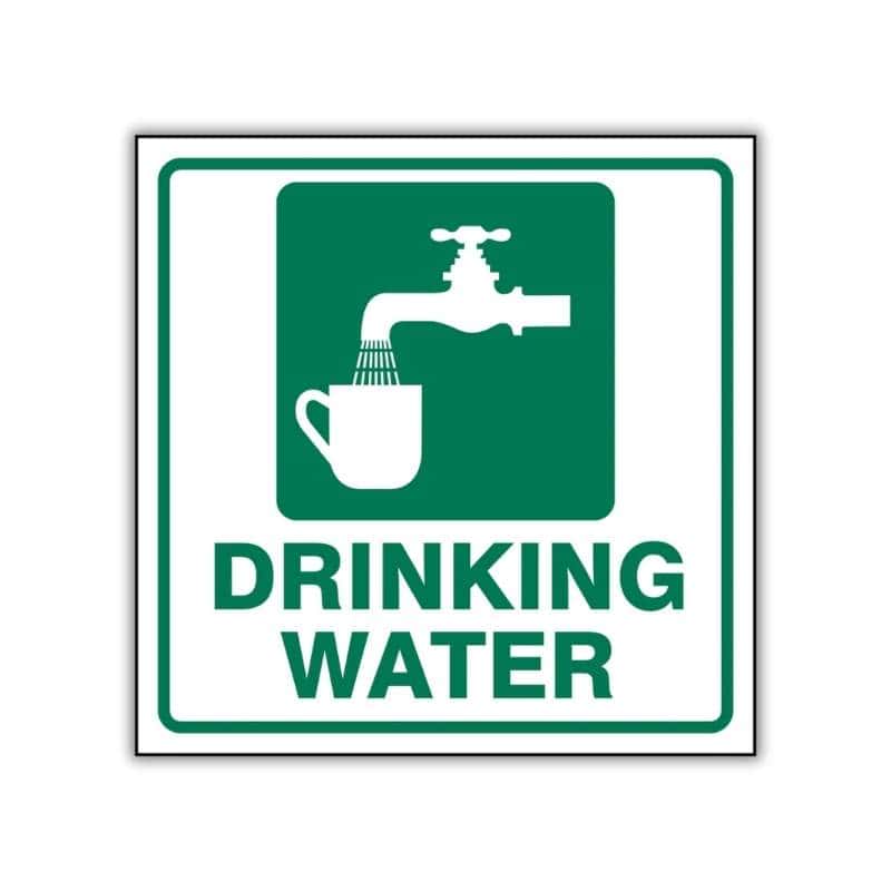 Drinking Water safety sign