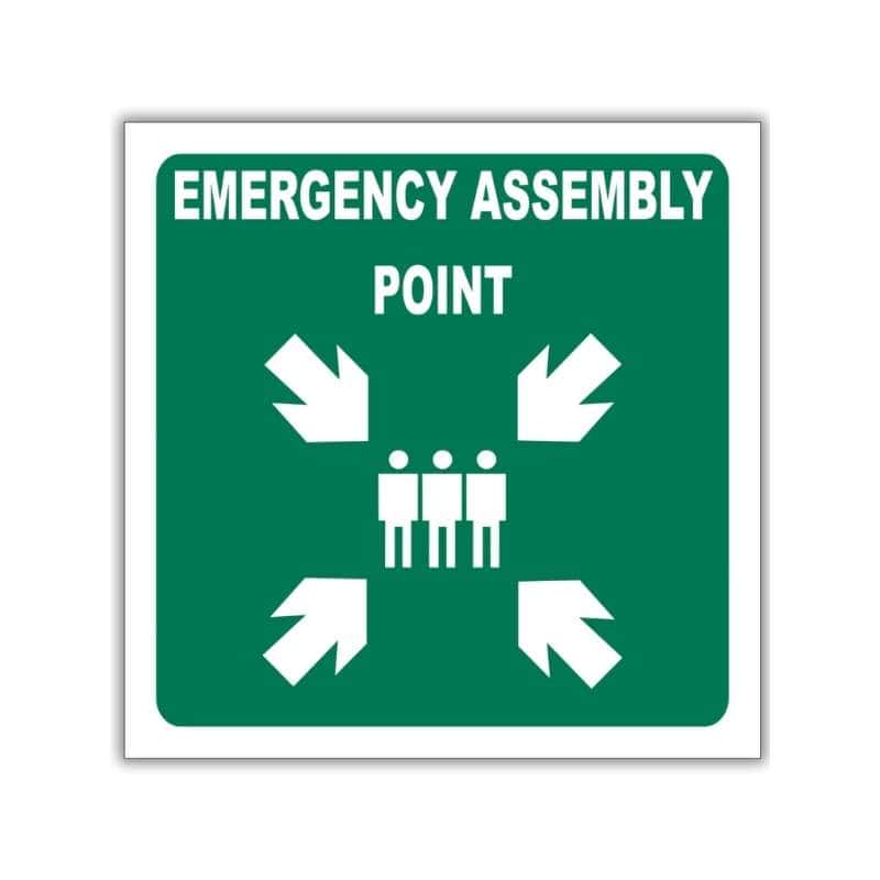 EMERGENCY ASSEMBLY POINT SAFETY SIGN (GA 26)