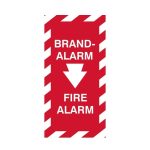 FIRE ALARM IN 2 LANGUAGES SAFETY SIGN (FA29)
