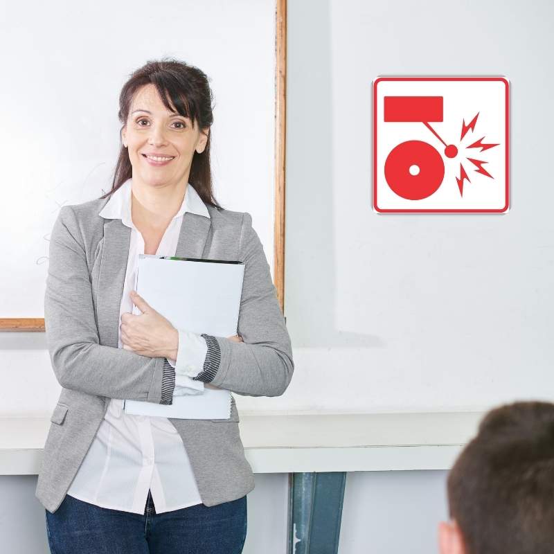 FIRE ALARM SAFETY SIGN (FB5)