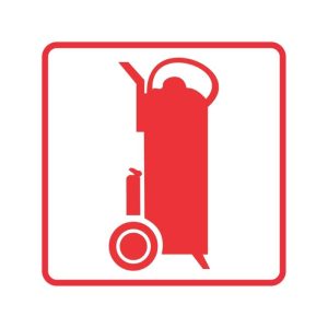 FIRE TROLLEY SAFETY SIGN (FB14)