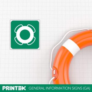 Life Buoy Safety Sign (GA30)