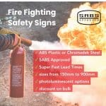 Fire fighting Safety Signs