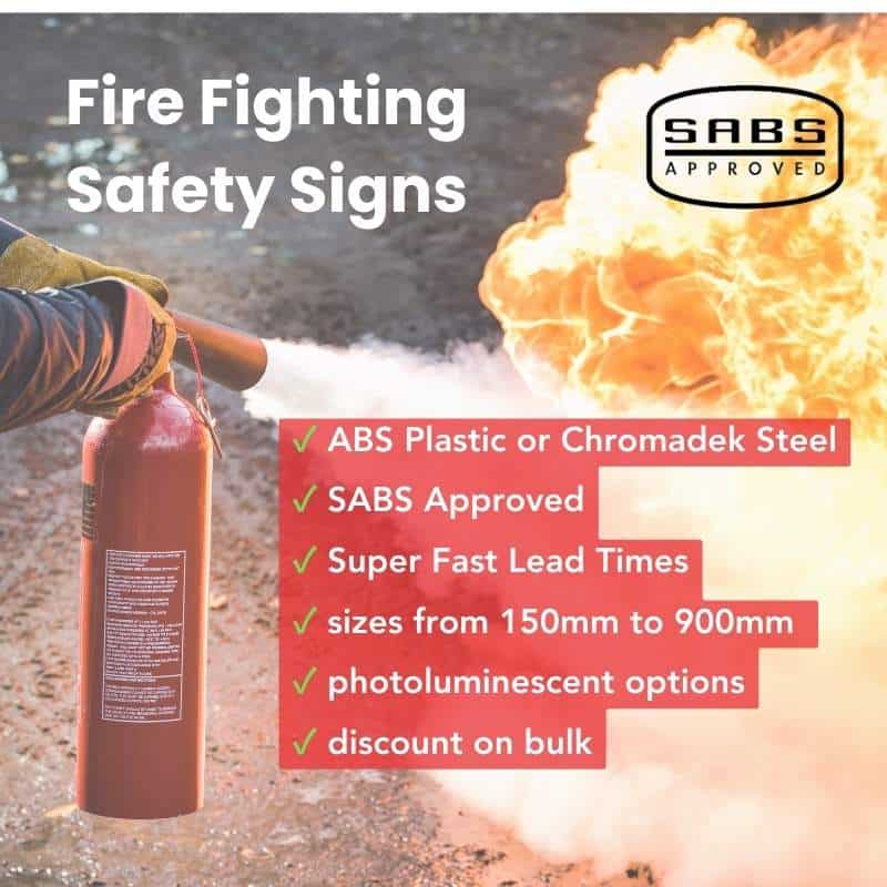 Fire fighting Safety Signs