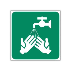 Tap For Washing Hands Safety Sign