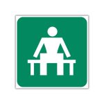 Waiting Place Safety Sign (GA14)