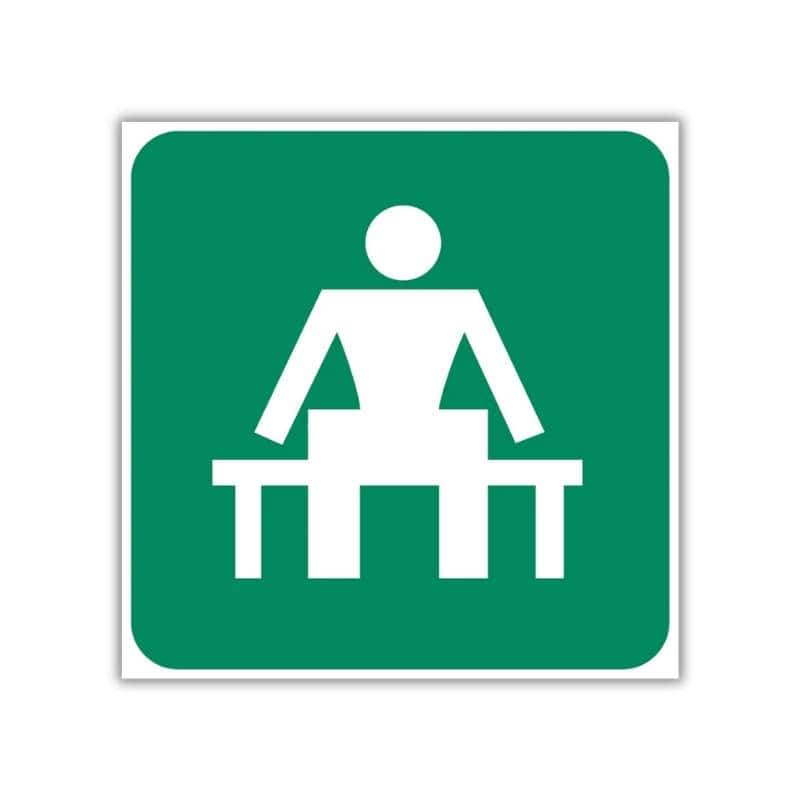 Waiting Place Safety Sign (GA14)