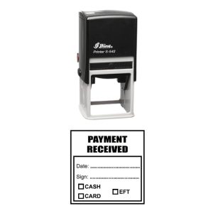 Shiny S-542 Ready Made Stamp Payment Received
