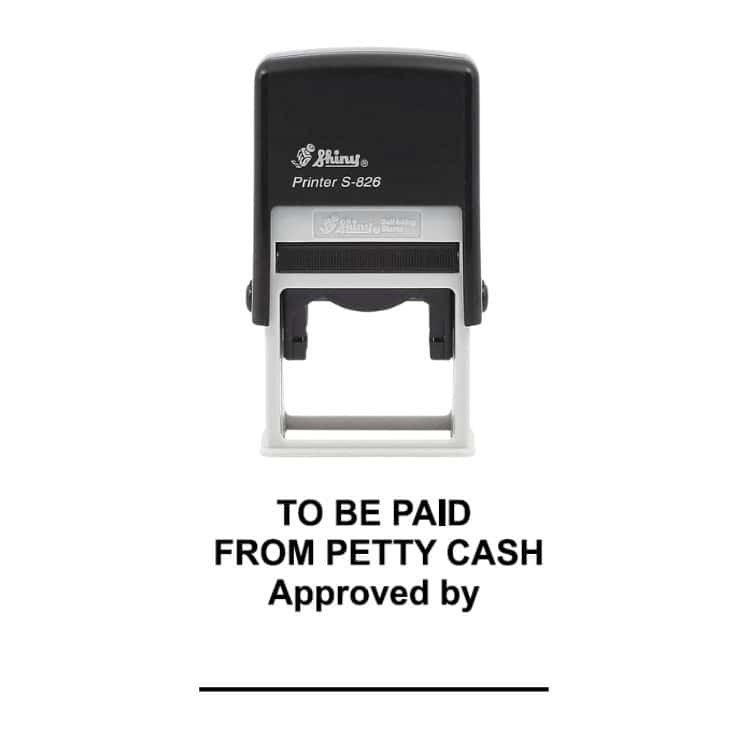 Shiny S-826 Ready Made Stamp To Be Paid