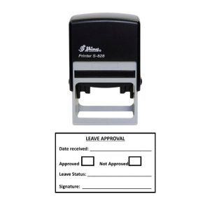 Shiny S-828 Ready Made Stamp Leave Approval